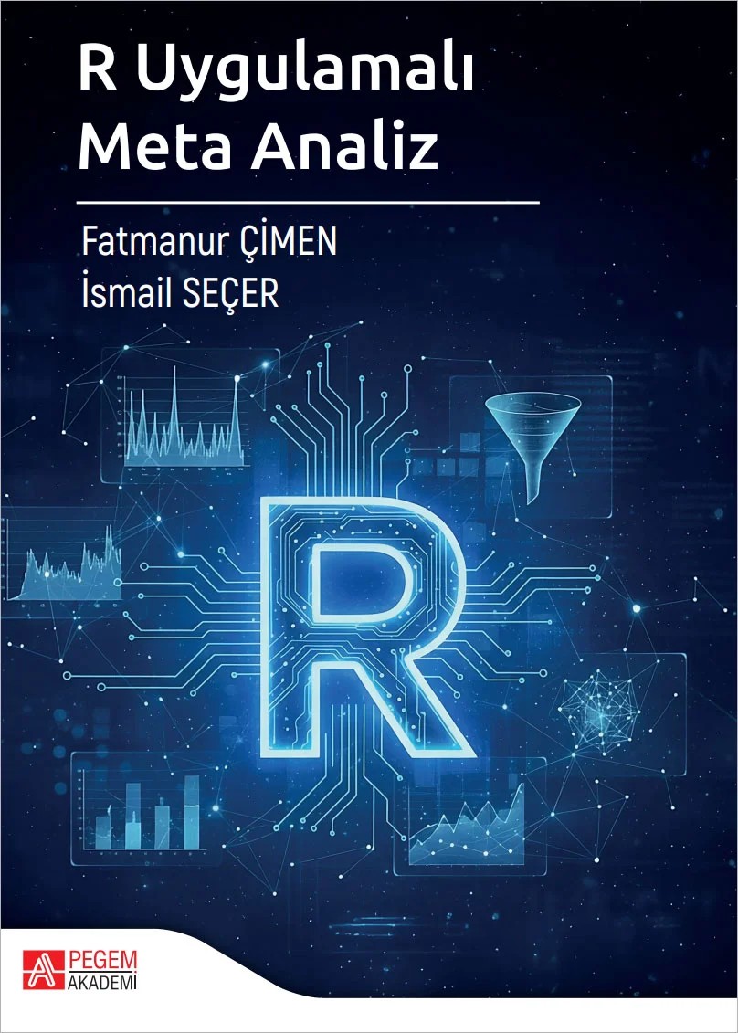 R Uygulamalı Meta Analiz – Pegem Akademi Yayıncılık kitap kapağı