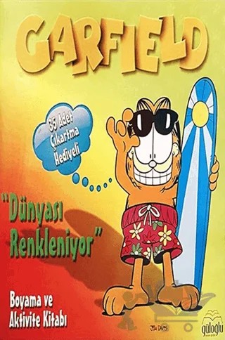 Garfield Dünyası Renkleniyor – Kolektif – Güloğlu Yayıncılık kitap kapağı