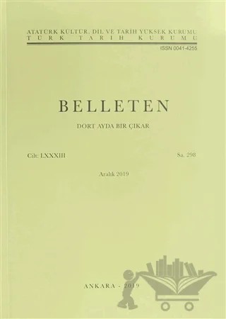 Belleten Sayı: 298 Cilt: 83 Aralık 2019 – Türk Tarih Kurumu Yayınları kitap kapağı