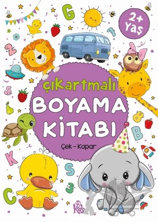 Çıkartmalı Boyama Kitabı 2 Yaş+ – Kolektif – Bigkids Yayınları kitap kapağı