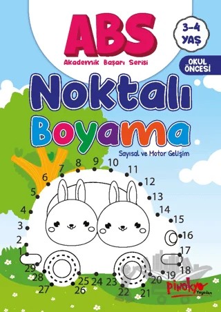 ABS 3-4 Yaş Noktalı Boyama – Buçe Dayı – Pinokyo Yayınları kitap kapağı
