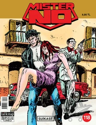 Mister No Sayı: 118 Suikast – Lal Kitap kitap kapağı