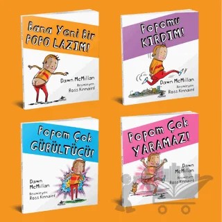 Bana Yeni Bir Popo Lazım Serisi - 4 Kitap – Dawn McMillan – Pegasus Çocuk Yayınları kitap kapağı