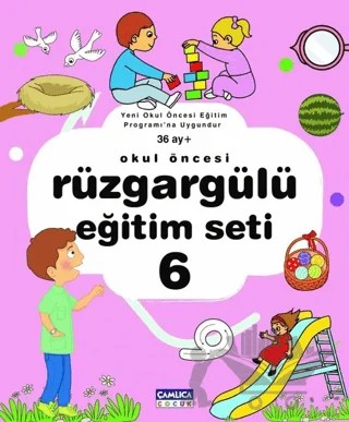 Rüzgargülü Eğitim Seti 6 (36 Ay+) – Fatih Kaynar – Çamlıca Basım Yayın kitap kapağı