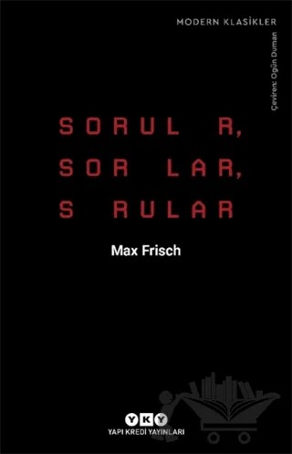 Sorular, Sorular, Sorular – Max Frisch – Yapı Kredi Yayınları kitap kapağı