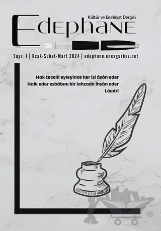 Edephane Dergisi sayı:1 Ocak-Şubat-Mart- 2024 – Cinius Yayınları kitap kapağı
