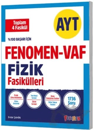 AYT VAF Fizik Fasikülleri Seti – Kolektif – Fenomen Yayınları kitap kapağı