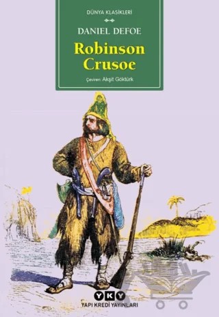 Robinson Crusoe – Daniel Defoe – Yapı Kredi Yayınları kitap kapağı