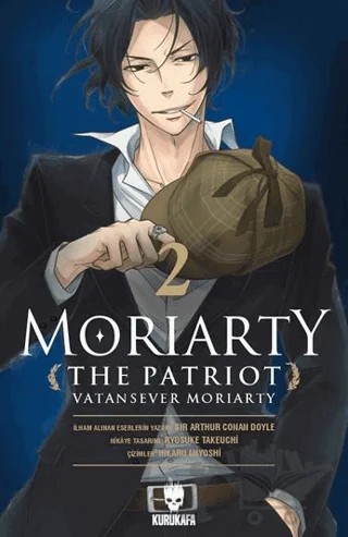 Moriarty the Patriot - Vatansever Moriarty 2 – Ryosuke Takeuchi – Kurukafa Yayınevi kitap kapağı