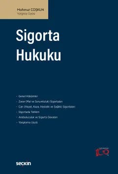 Sigorta Hukuku – Mahmut Çoşkun – Seçkin Yayıncılık kitap kapağı
