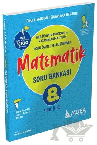 8. Sınıf Matematik Soru Bankası – Mustafa Arıkan – Muba Yayınları kitap kapağı