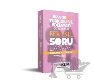 2023 ÖABT Türk Dili ve Edebiyatı Öğretmenliği Berceste Tamamı Çözümlü Soru Bankası – Oğuzhan Kırlı – Yediiklim Yayınları kitap kapağı