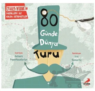80 Günde Dünya Turu – Jules Verne – Erdem Çocuk kitap kapağı