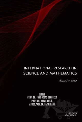 International Research in Science and Mathematics - December 2022 – Filiz Özbaş Gerçeker, Hasan Akgül, Hayri Baba – Serüven Yayınevi kitap kapağı