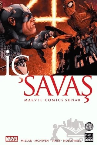 İç Savaş – Mark Millar – Marmara Çizgi kitap kapağı