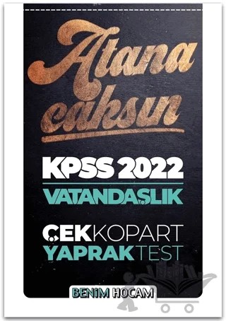 KPSS Vatandaşlık Çek Kopart Yaprak Test – Kolektif – Benim Hocam Yayınları kitap kapağı