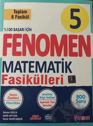 5. Sınıf Fenomen Matematik Fasikülleri – Kolektif – Fenomen Yayınları kitap kapağı
