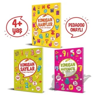Konuşan Etkinlikler Serisi (4+ Yaş) (3 Kitap Takım) – Kolektif – Dokuz Çocuk kitap kapağı