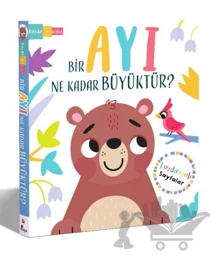 Bir Ayı Ne Kadar Büyüktür? – Kaydır + Keşfet – Lisa Regan – İndigo Çocuk kitap kapağı