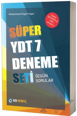 YDT Süper 7 Deneme – Muhammed Özgür Yaşar – NSN Yayınevi kitap kapağı