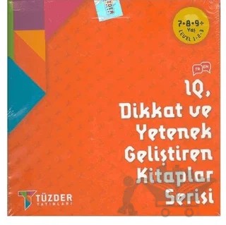 IQ Dikkat ve Yetenek Geliştiren Kitaplar Serisi (7-8-9 Yaş) (9 Kitap Takım) – Kolektif – TÜZDER Yayınları kitap kapağı