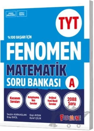 TYT Matematik A Soru Bankası – Kolektif – Fenomen Yayınları kitap kapağı