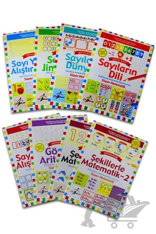 Etkinliklerle Matematik Öğreniyorum (8 Kitap Takım) – Kolektif – Çocuk Gezegeni kitap kapağı