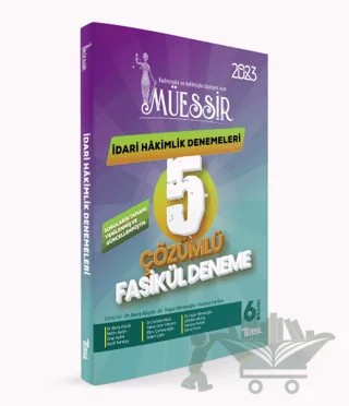 Müessir İdari Hakimlik Denemeleri- 2023 Çözümlü 5 Deneme – Kolektif – Temsil Kitap kitap kapağı