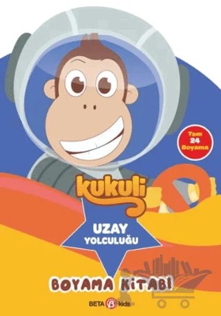 Kukuli Uzay Yolculuğu Boyama Kitabı – Kolektif – Beta Kids kitap kapağı
