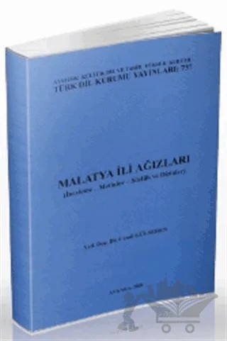 Malatya İli Ağızları – Cemil Gülseren – Türk Dil Kurumu Yayınları kitap kapağı