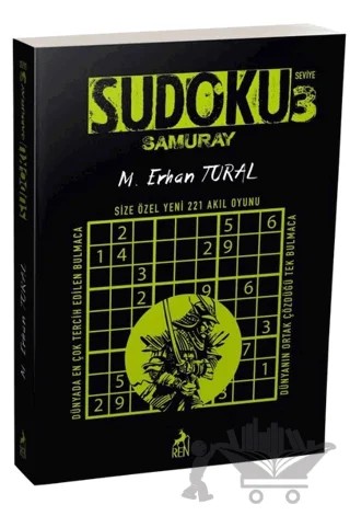 Samuray Sudoku 3 – Mustafa Erhan Tural – Ren Kitap kitap kapağı