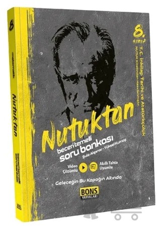 2022 8. Sınıf Nutuktan Soru Bankası – Kolektif – Bons Yayınları kitap kapağı