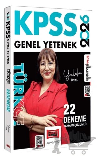 2026 KPSS Genel Yetenek Tamamı Çözümlü Türkçe 22 Deneme – Yelda Ünal – Yargı Yayınevi kitap kapağı