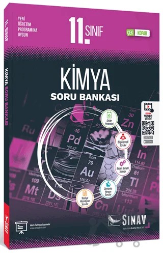11. Sınıf Kimya Soru Bankası – Kolektif – Sınav Yayınları kitap kapağı