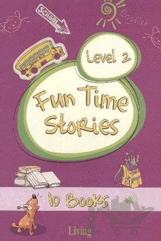 Fun Time Stories - Level 2 (10 Books+CD+Activity) – Kolektif – Living English Dictionary kitap kapağı