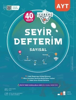 AYT Sayısal Okyanusta Seyir Defterim Soru Bankası – Kolektif – Okyanus Yayınları kitap kapağı