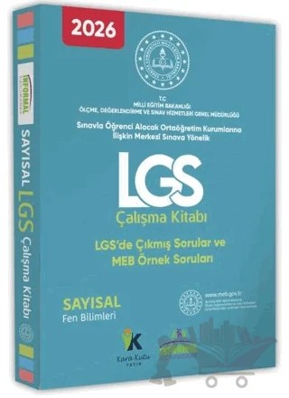 2026 8. Sınıf MEB Örnek Soruları LGS Fen Bilimleri Çalışma Kitabı – Kolektif – Karakutu Yayın kitap kapağı
