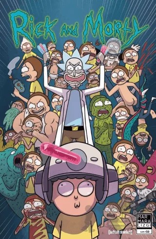 Rick and Morty 50 – Zac Gorman – Marmara Çizgi kitap kapağı