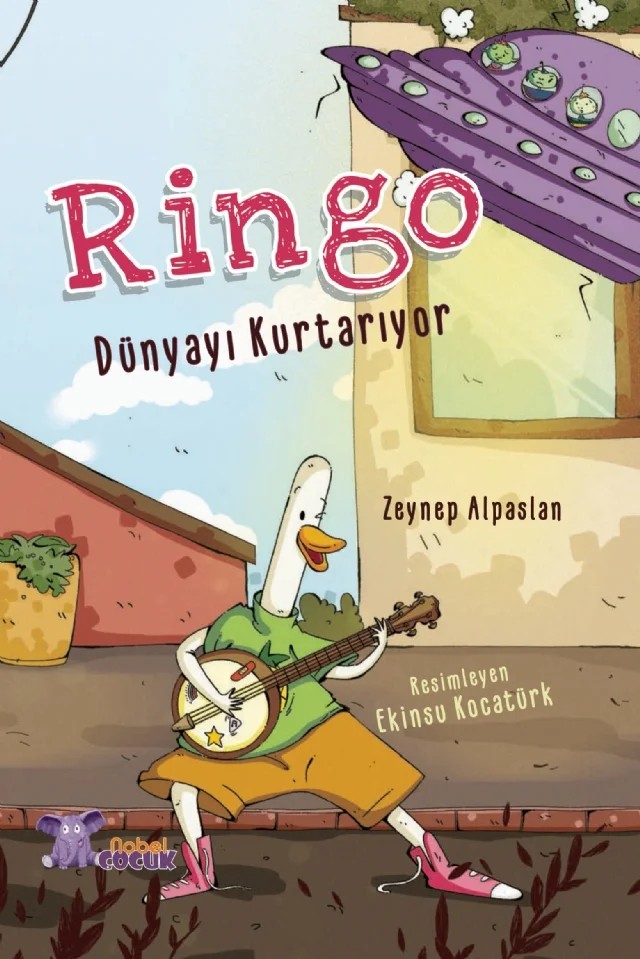 RİNGO Dünyayı Kurtarıyor – Zeynep Alpaslan – Nobel Çocuk kitap kapağı