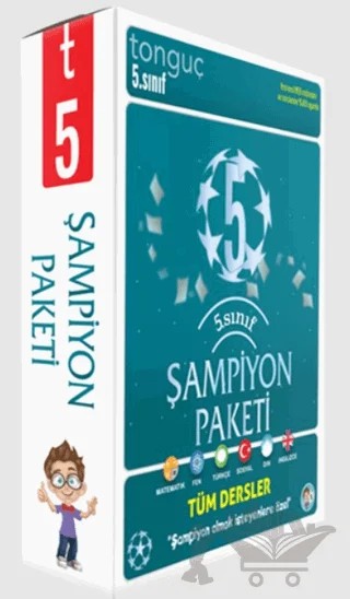 5. Sınıf Şampiyon Paketi – Kolektif – Tonguç Akademi kitap kapağı