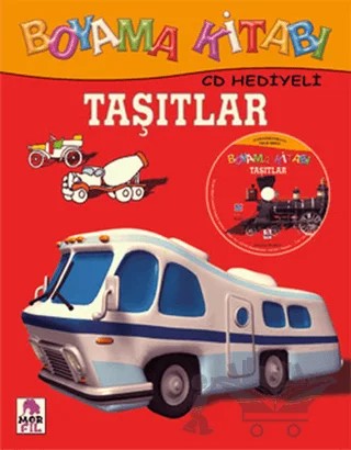 Boyama Kitabı - Taşıtlar – Kolektif – Mor Fil Yayınları kitap kapağı