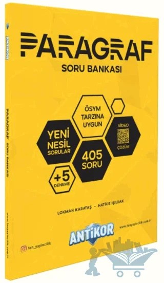 Paragraf Soru Bankası – Lokman Karataş, Hatice Işıldak – Antikor Yayınları kitap kapağı