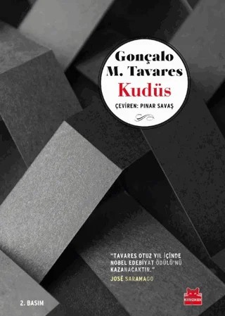 Kudüs – Gonçalo M. Tavares – Kırmızı Kedi Yayınevi kitap kapağı