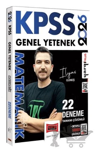 2026 KPSS Genel Yetenek Tamamı Çözümlü Matematik 22 Deneme – İlyas Güneş – Yargı Yayınevi kitap kapağı