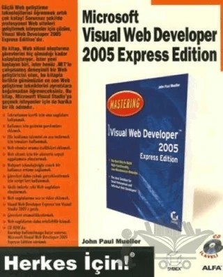 Visual Web Developer 2005 Express Edition – John Paul Mueller – Alfa Yayınları kitap kapağı