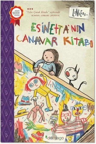 Esinetta'nın Canavar Kitabı – Ricardo Liniers – Domingo Yayınevi kitap kapağı