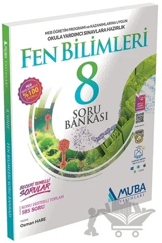 8. Sınıf Fen Bilimleri Soru Bankası – Osman Hare – Muba Yayınları kitap kapağı