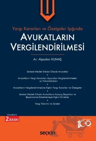 Avukatların Vergilendirilmesi – Alpaslan Kumaş – Seçkin Yayıncılık kitap kapağı