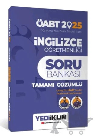 2025 ÖABT İngilizce Öğretmenliği Tamamı Çözümlü Soru Bankası – Murat Gültekin, Yunus Özer – Yediiklim Yayınları kitap kapağı