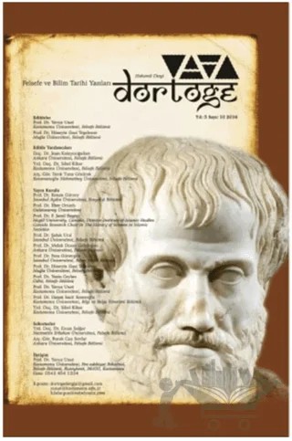 Dörtöğe Felsefe ve Bilim Tarihi Yazıları Hakemli Dergi Yıl: 5 Sayı: 10 – Dörtöğe Dergisi kitap kapağı